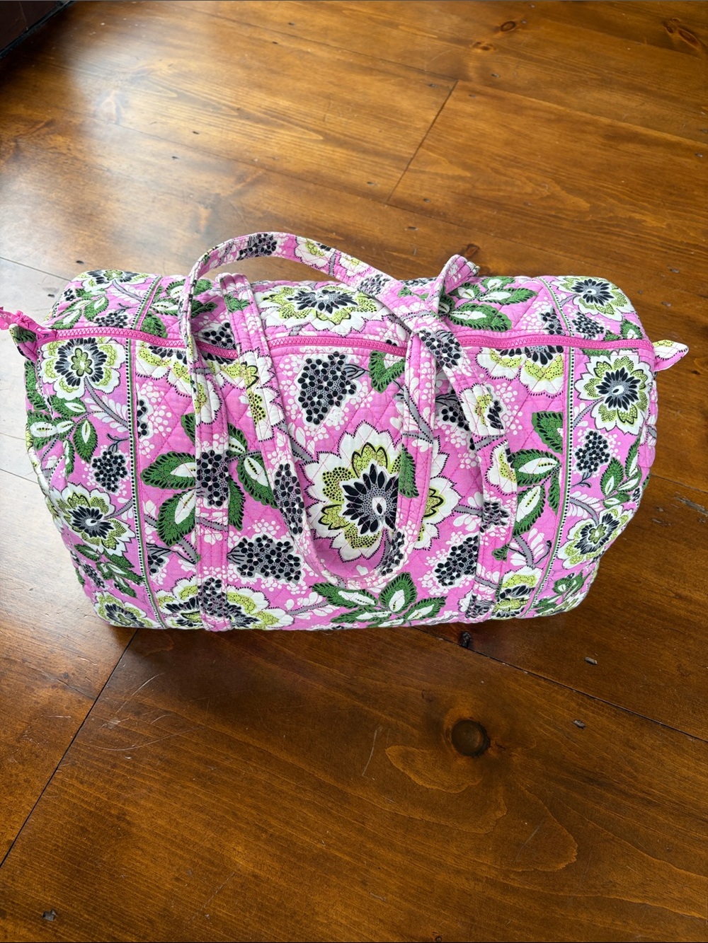 Vera Bradley Priscilla Pink 20” L Duffel Bag